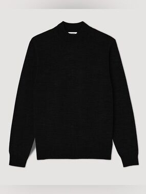 Sandro Men’s Wool Mock Neck Sweater